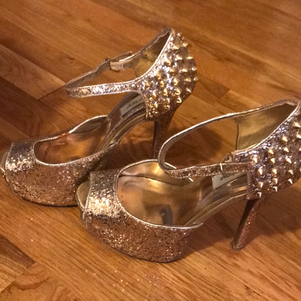 Glitter stilettos